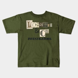 Lockwood & Co: Investigators - Cutout Letter Kids T-Shirt